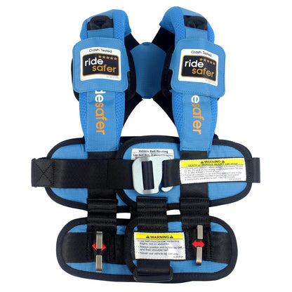 RideSafer Gen 5 Lightweight, Compact, Portable Car Seat (Large, Blue) - Kidsy