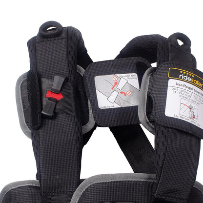 RideSafer Gen 6 Travel Vest (Black, Small) - Kidsy