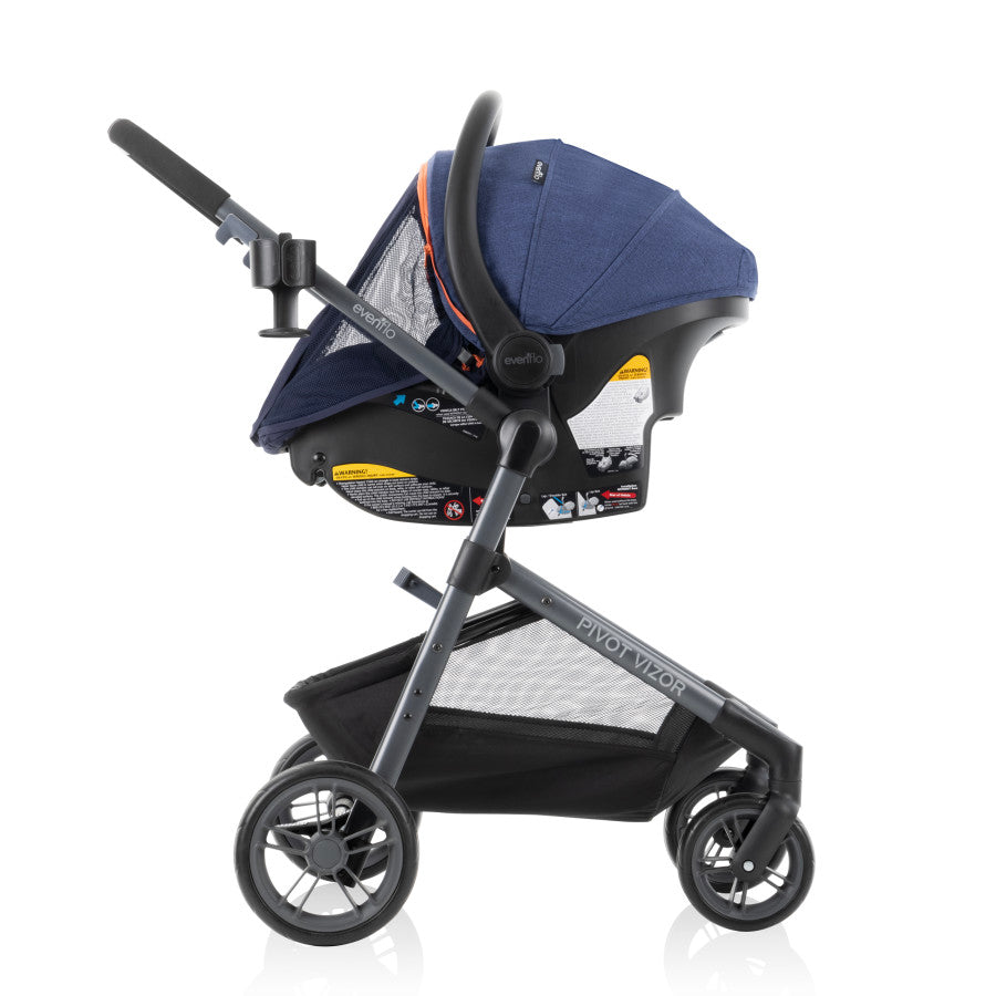 New Pivot Vizor Travel System with LiteMax Infant Car Seat