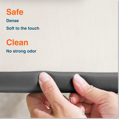 Roving Cove HeftyFit 6 - Foot Edge Protector for Baby Proofing (Onyx Black) - Kidsy