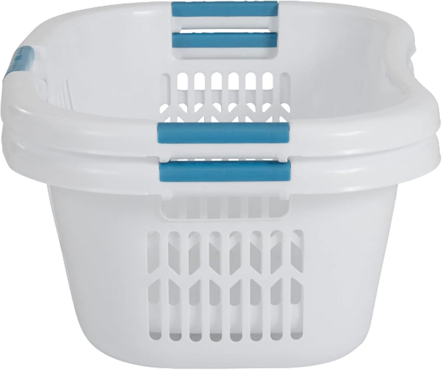 Rubbermaid Laundry Basket XL Hip - Hugger Basket 2.1 - Bushel (White) - Kidsy