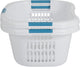 Rubbermaid Laundry Basket XL Hip - Hugger Basket 2.1 - Bushel (White) - Kidsy