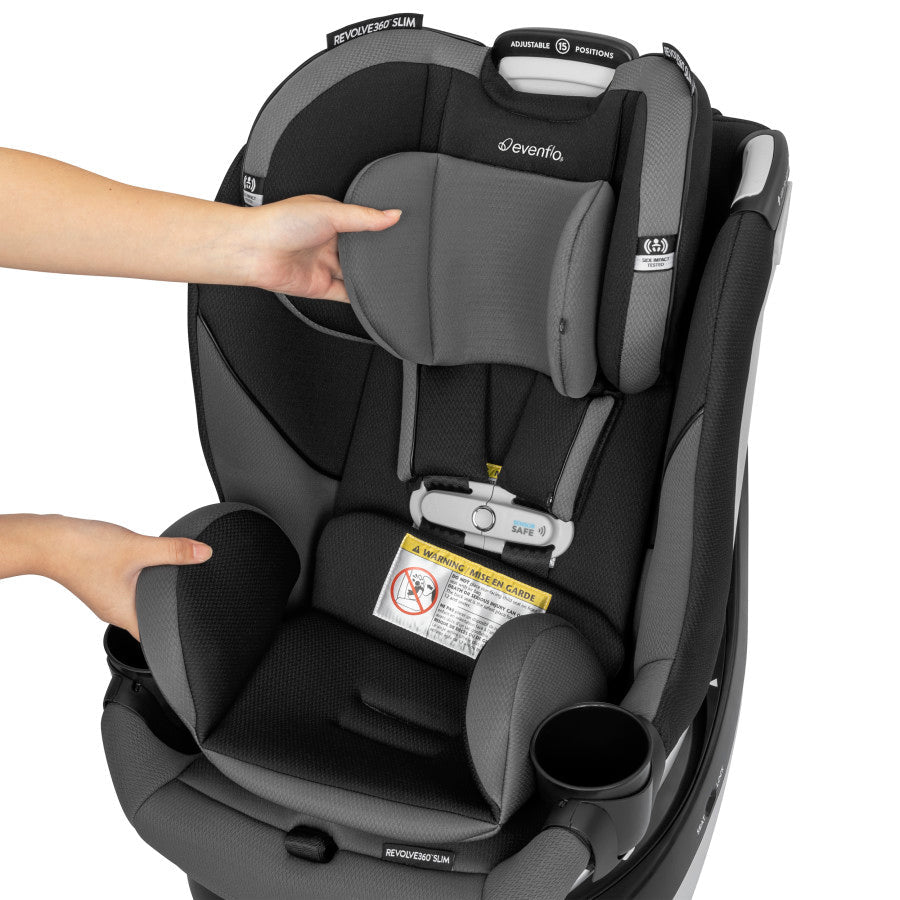 New Revolve360 Slim 2-in-1 Rotational Car Seat with SensorSafe