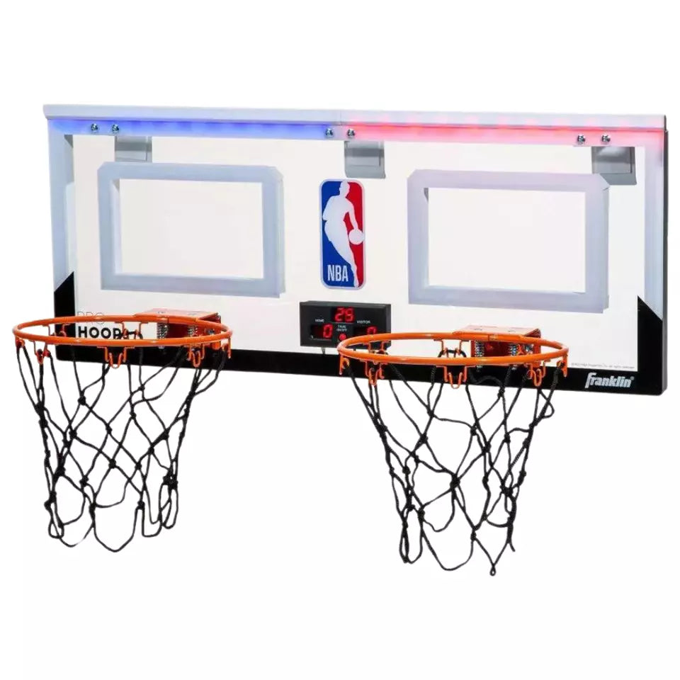 New NBA Dual Shot Pro Hoops - Over-the-Door Basketball Game (White)