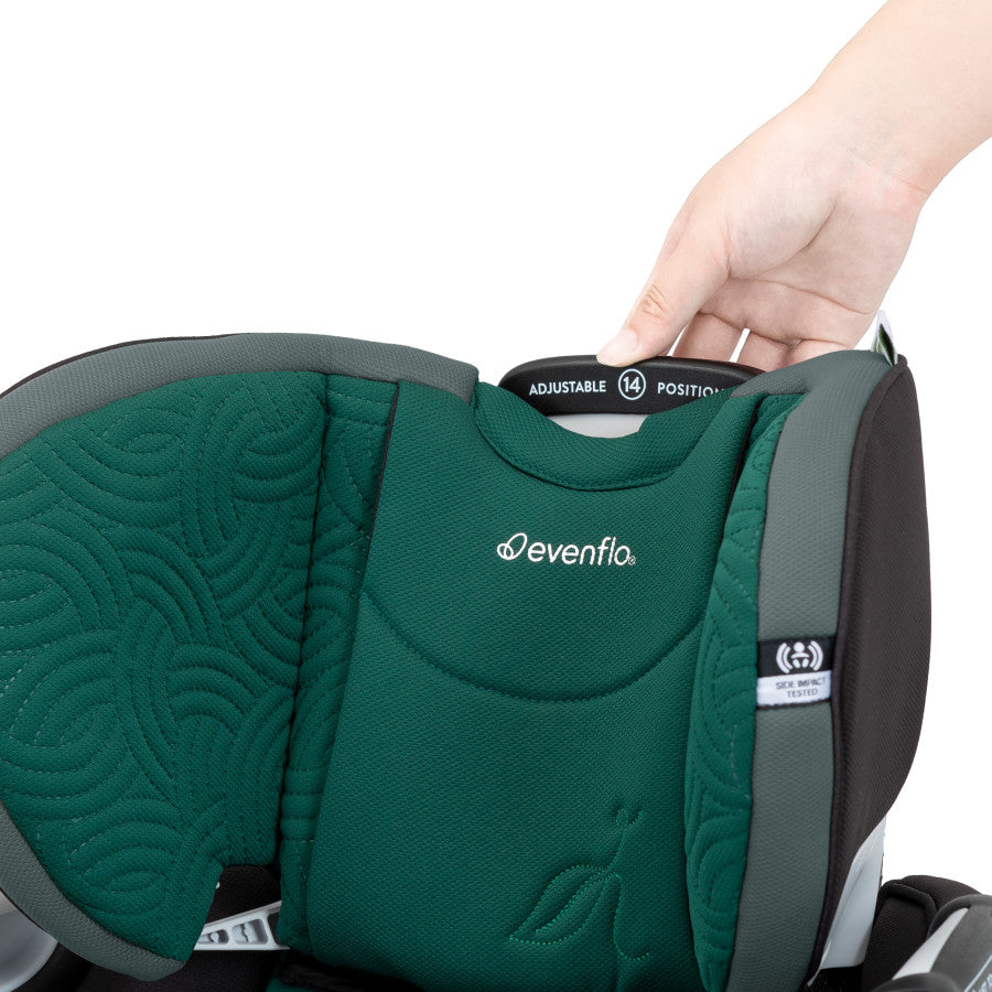 New Revolve360 Extend All-in-One Rotational Car Seat with Green & Gentle Fabric