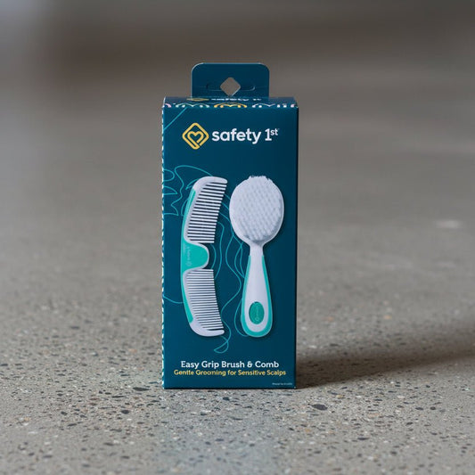Safety 1st Easy Grip Brush & Comb Set (Colors May Vary) - Kidsy