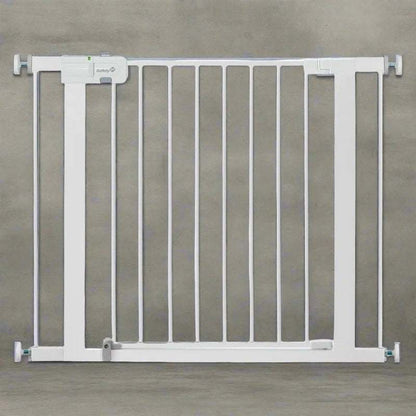 Safety 1st Easy Install Walk - Thru Baby Gate Fits 29–38" and 28” Tall (White) - Kidsy