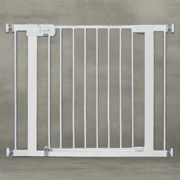 Safety 1st Easy Install Walk - Thru Baby Gate Fits 29–38" and 28” Tall (White) - Kidsy