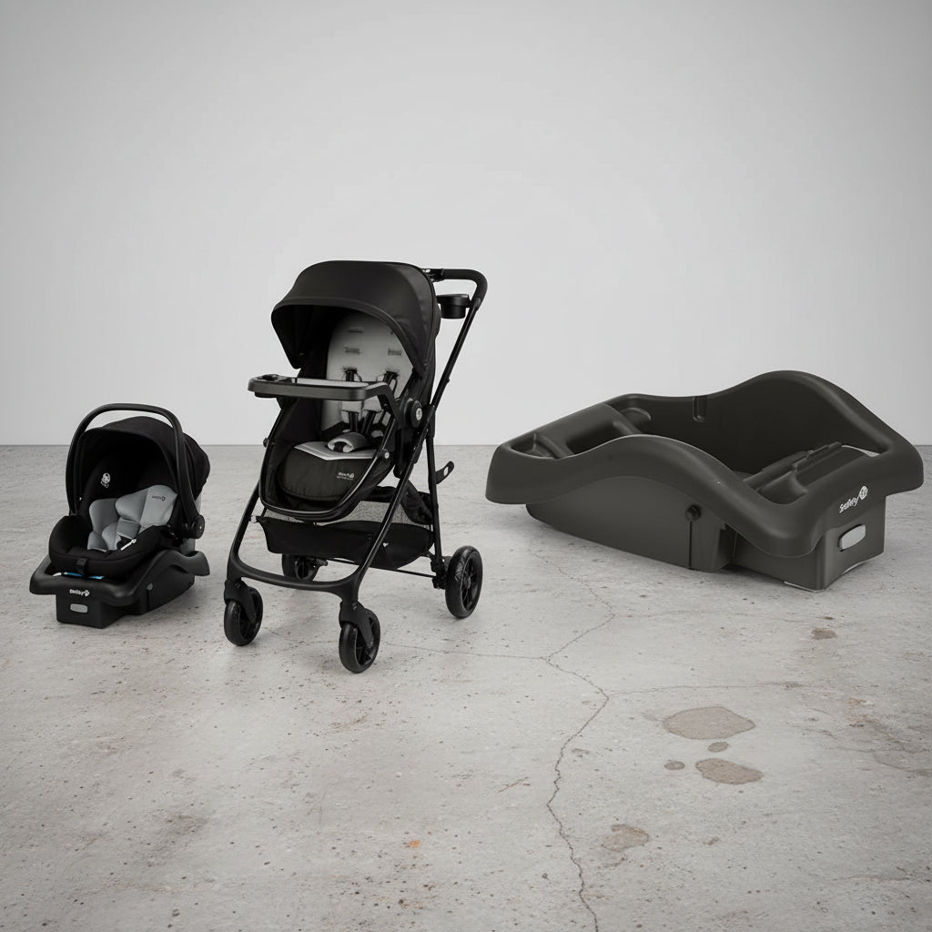 Safety 1st Grow and Go Flex 8 - in - 1 Travel System Foundry & onBoard 35 LT Adjustable Infant Car Seat Base - Kidsy