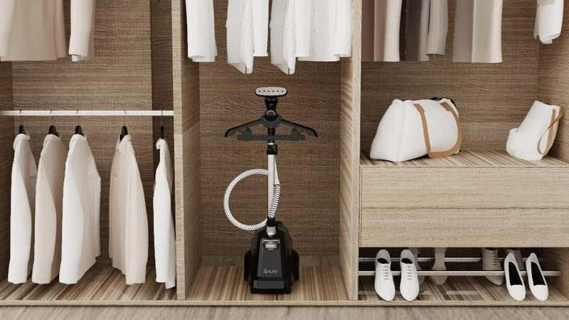 SALAV X3 Commercial Garment Steamer with Foot Pedals, 3L Tank (Navy) - Kidsy