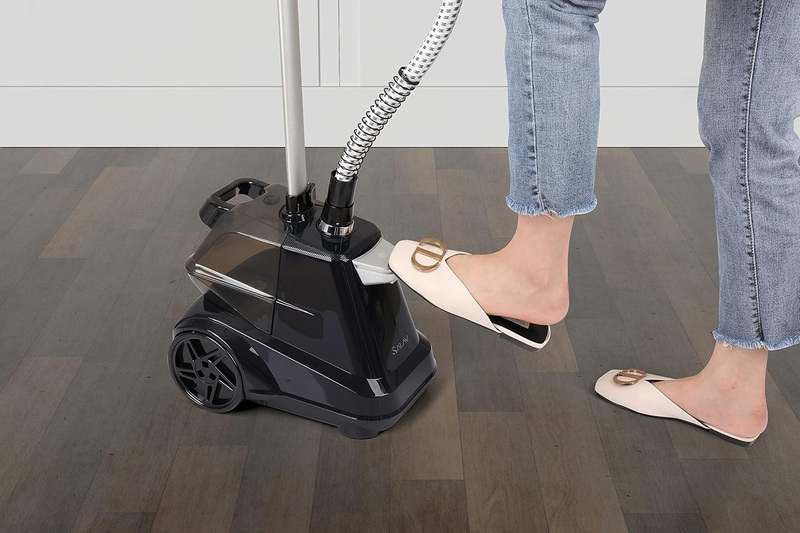 SALAV X3 Commercial Garment Steamer with Foot Pedals, 3L Tank (Navy) - Kidsy