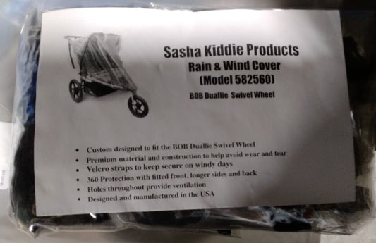Sasha Kiddie Products – Rain & Wind Cover (Clear) - Kidsy