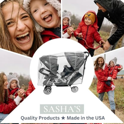 SASHA'S Rain and Wind Cover for Graco Graco DuoGLider - Kidsy