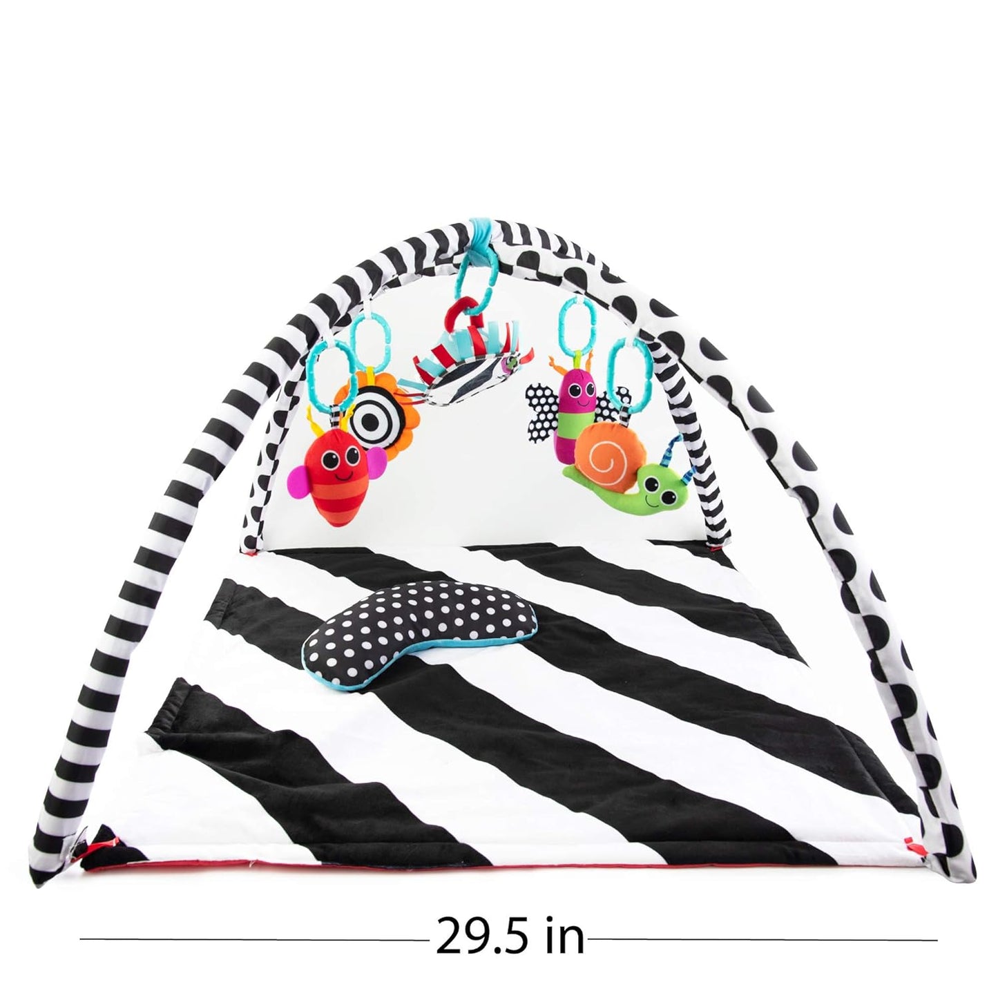Sassy Black & White Tummy Time Playmat - Kidsy