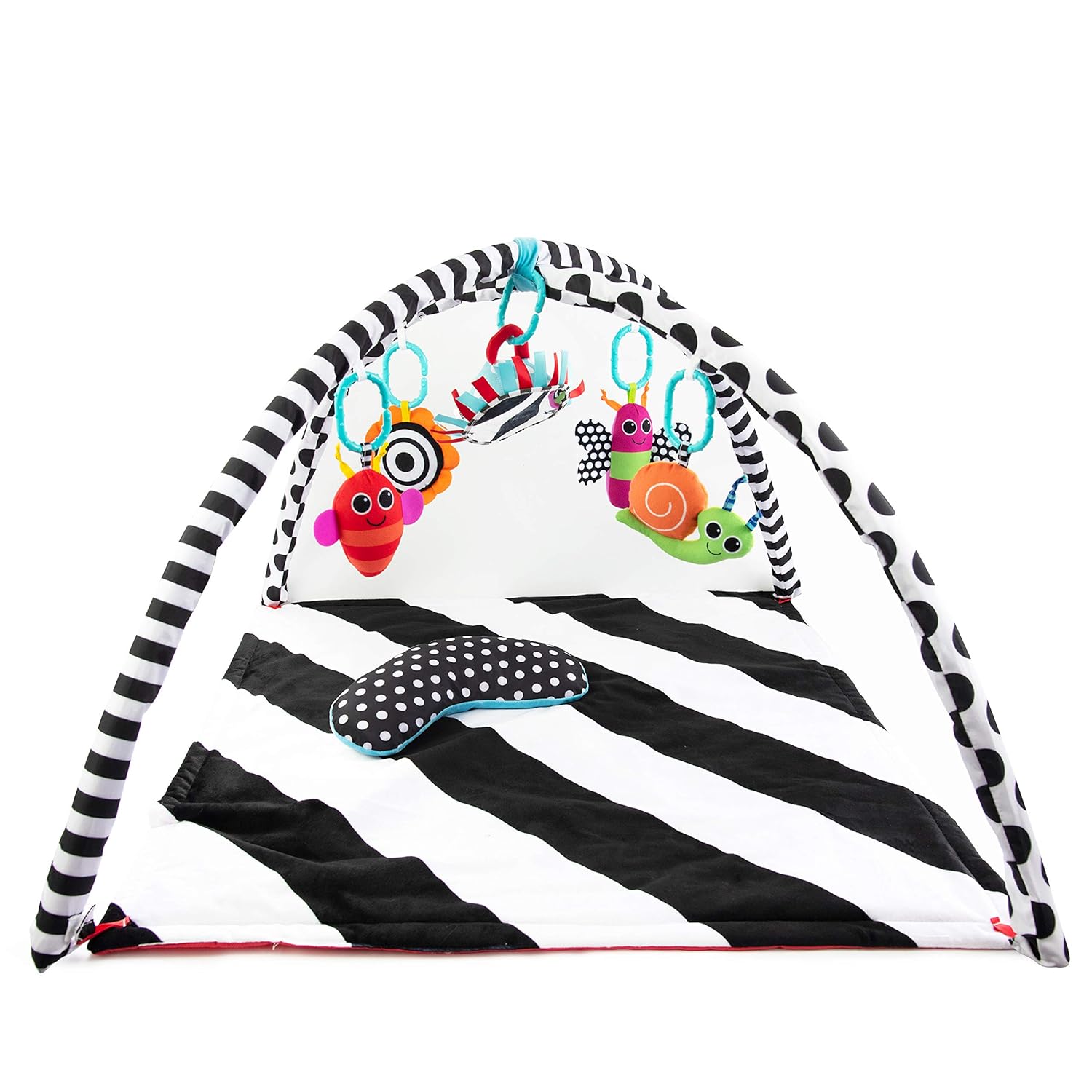 Sassy Black & White Tummy Time Playmat - Kidsy