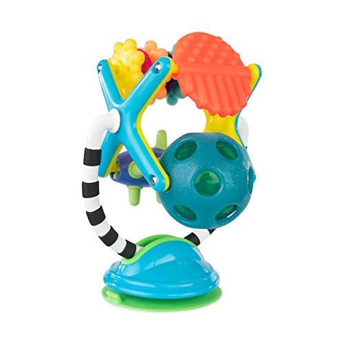 Sassy Teethe & Twirl Sensation Station 2 - in - 1 Suction Cup High Chair Toy - Kidsy