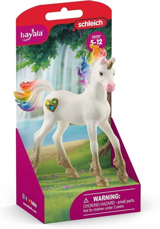 Schleich Bayala Rainbow Unicorn Foal Toy - Kidsy