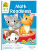 School Zone Math Readiness Workbook - 64 Pages (5 to 7 Years) - Kidsy