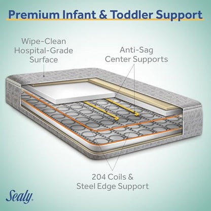 Sealy Baby Firm Rest Crib Mattress (52x28") - Kidsy