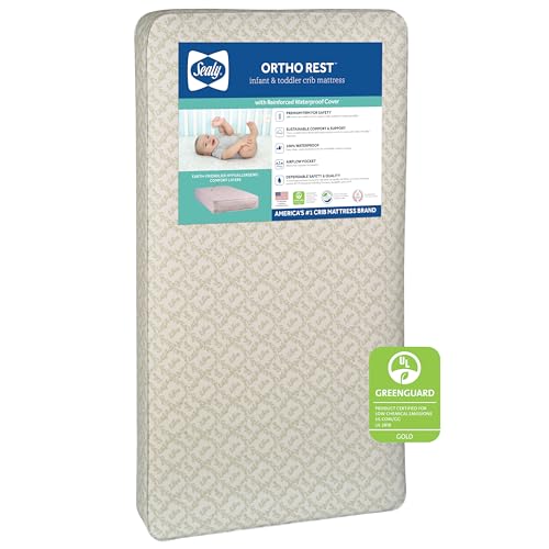Sealy Baby Ortho Rest Crib Mattress (Gray) - Kidsy