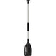 SeaSense Aluminum T - Grip 4 Ft Paddle (Black/Silver) - Kidsy