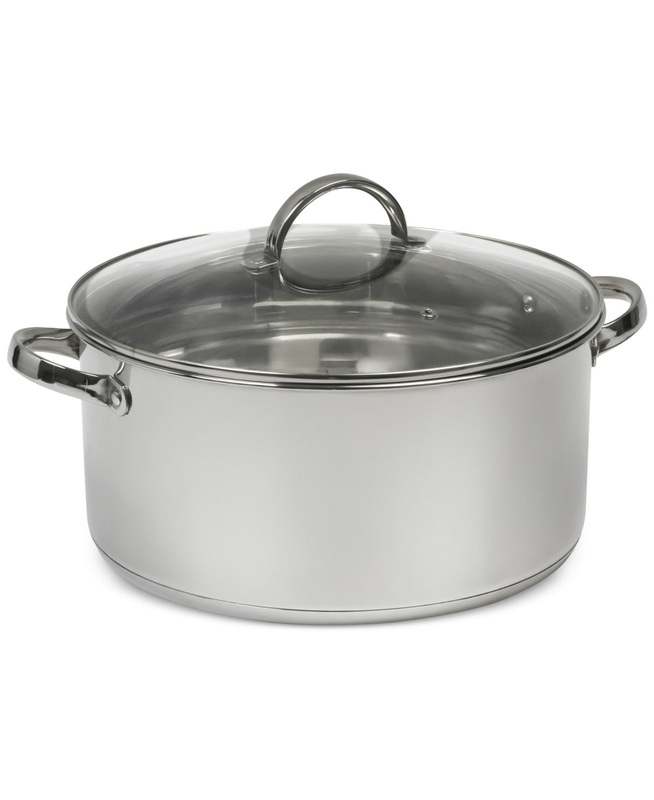 Sedona Kitchen 10 - Qt Stainless Steel Casserole & Lid (Silver) - Kidsy