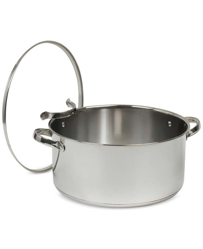 Sedona Kitchen 10 - Qt Stainless Steel Casserole & Lid (Silver) - Kidsy