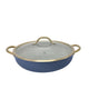 Sedona Kitchen Ceramic 13" Everyday Pan with Lid (Denim) - Kidsy