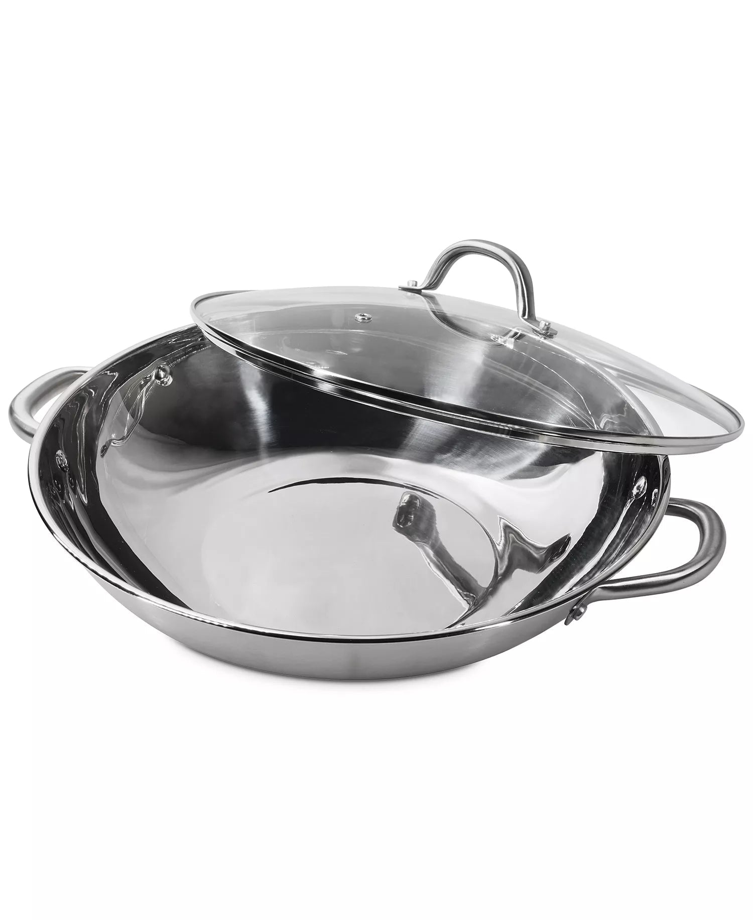 Sedona Kitchen Stainless Steel 6.5 - Qt. Multipurpose Pan with Glass Lid - Kidsy