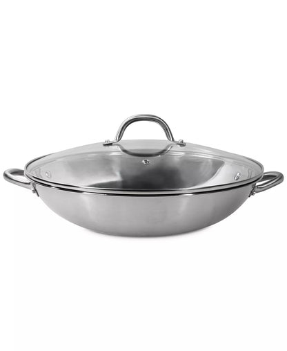 Sedona Kitchen Stainless Steel 6.5 - Qt. Multipurpose Pan with Glass Lid - Kidsy