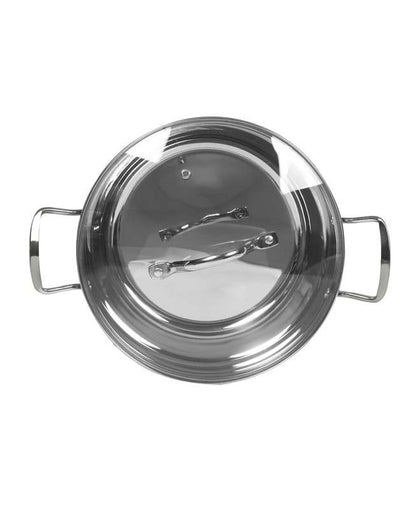 Sedona Kitchen Stainless Steel Casserole, 5.5 Quart (Silver) - Kidsy