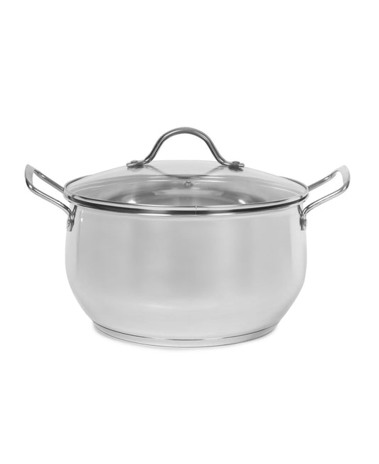 Sedona Kitchen Stainless Steel Casserole, 5.5 Quart (Silver) - Kidsy