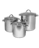 Sedona Kitchen Stockpot Set (Stainless Steel) - Kidsy