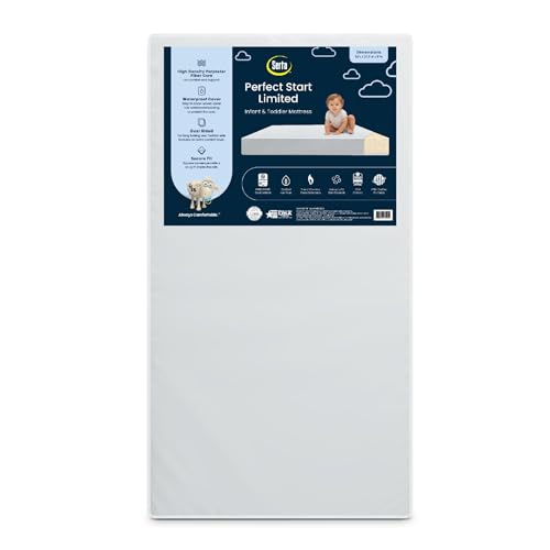 Serta Perfect Start Limited Dual Sided Baby Crib Mattress and Toddler Mattress - Kidsy