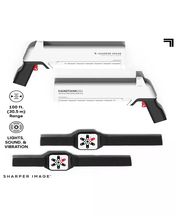 Sharper Image 2 - Player Laser Tag Handtank Blast Pack (White) - Kidsy