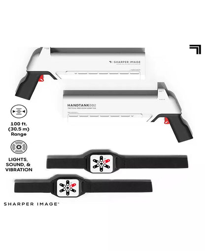Sharper Image 2 - Player Laser Tag Handtank Blast Pack (White) - Kidsy