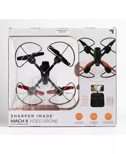 Sharper Image Mach X - Video Drone (Black) - Kidsy