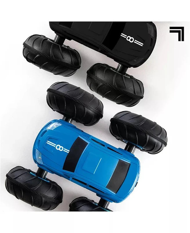 Sharper Image RC Flip Stunt Rally Vehicle (Medium Blue) - Kidsy