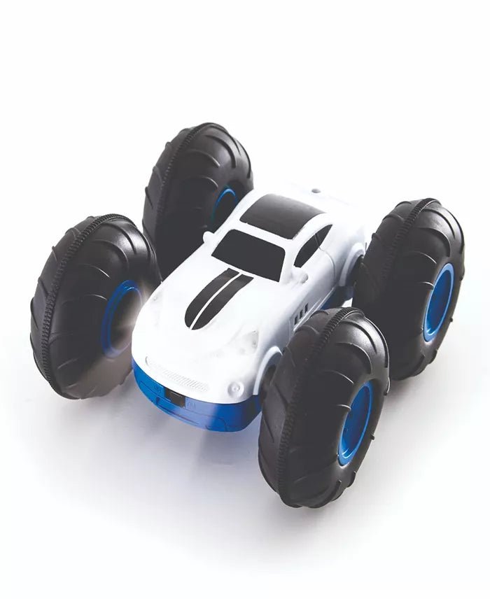 Sharper Image RC Flip Stunt Rally Vehicle (Medium Blue) - Kidsy