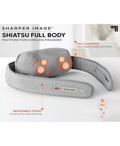 Sharper Image Shiatsu Full Body Multifunction Cordless Massager - Kidsy