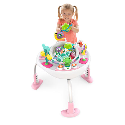 New Bright Starts 2-in-1 Activity Jumper & Table (Playful Palms)