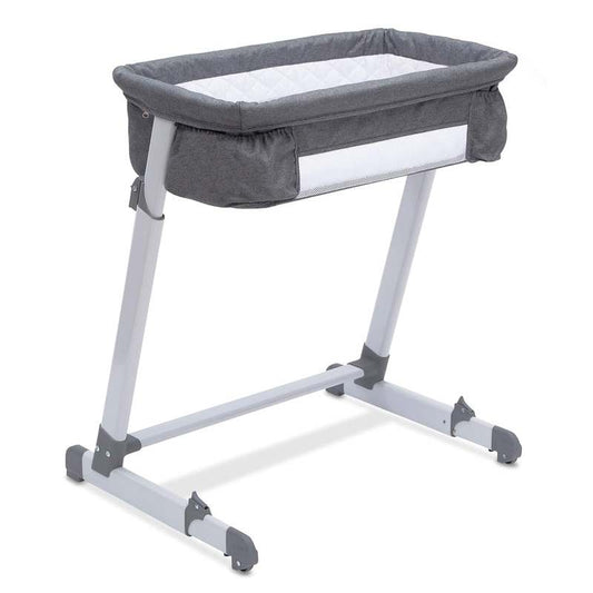 Simmons Kids By The Bed City Sleeper Bassinet (Grey Tweed) - Kidsy