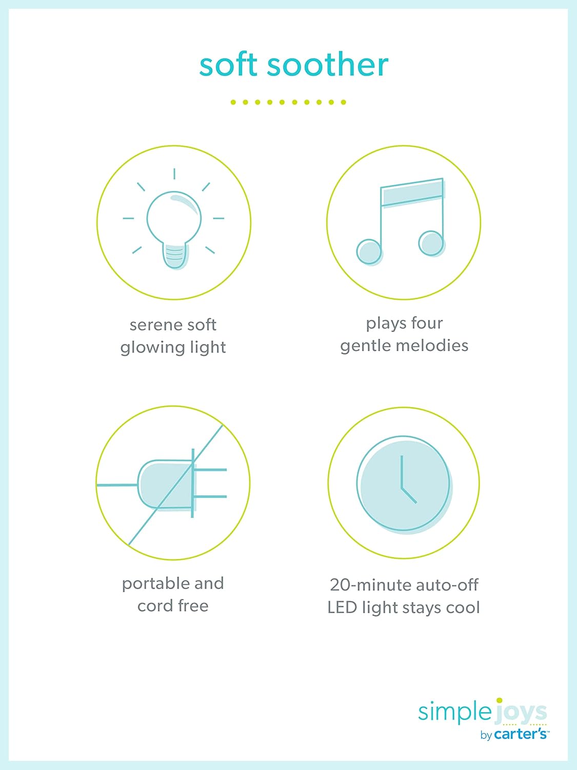 Simple Joys by Carter's Baby Soft Soother - Kidsy