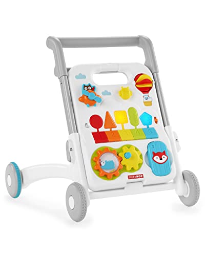 Skip Hop Baby Walker, Explore & More 4 - in - 1 Toy Walker (White) - Kidsy