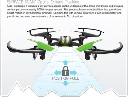 Sky Viper Fury Stunt Drone (Black/Green) - Kidsy