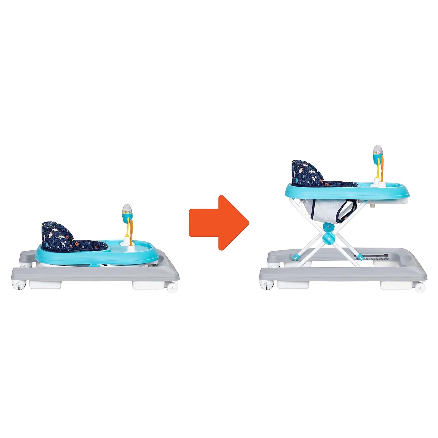 Smart Steps Activity Walker (Space Walk Navy) - Kidsy