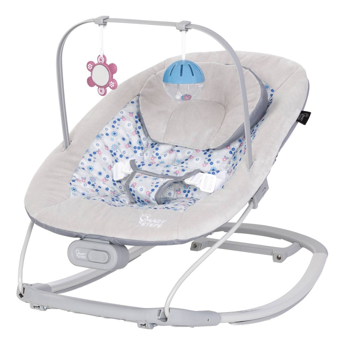 Smart Steps My First Rocker 2 Bouncer (Daisy Pink) - Kidsy