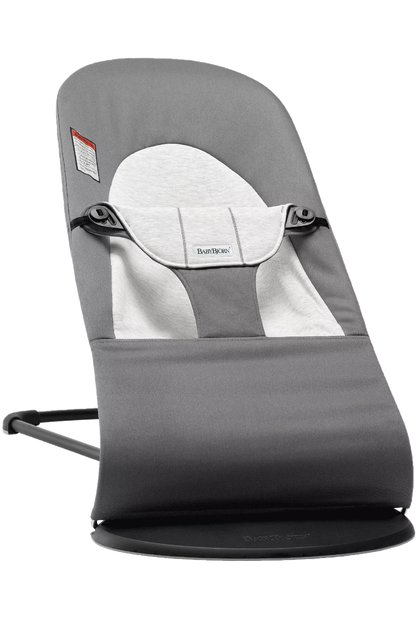 BabyBjorn Bouncer Balance Soft Cotton Jersey (Dark Gray / Gray)