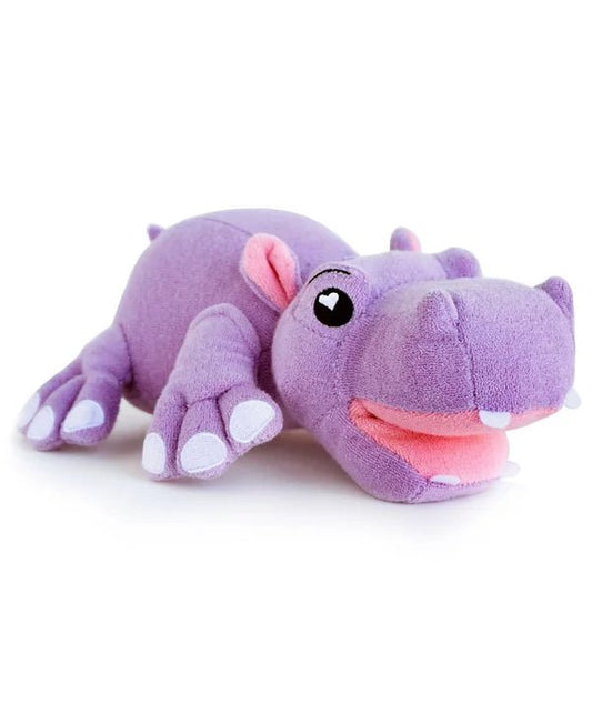 SoapSox Harper the Hippo Bath Sponge Toy (Purple) - Kidsy