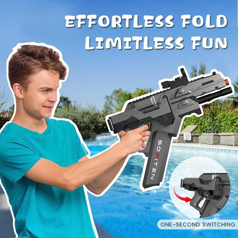 SOFITEN Electric Gel Ball Blaster High Speed 200+FPS Automatic Blaster - Kidsy